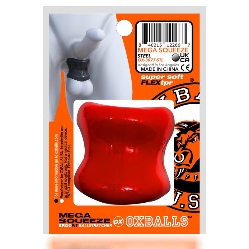 Oxballs - Mega Squeeze Ergofit Ballstretcher Red 2