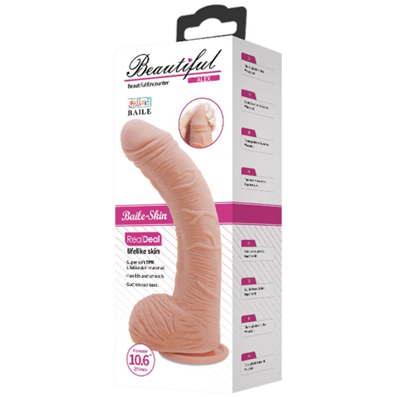 Baile - alex realistic skin dildo 27 cm 12