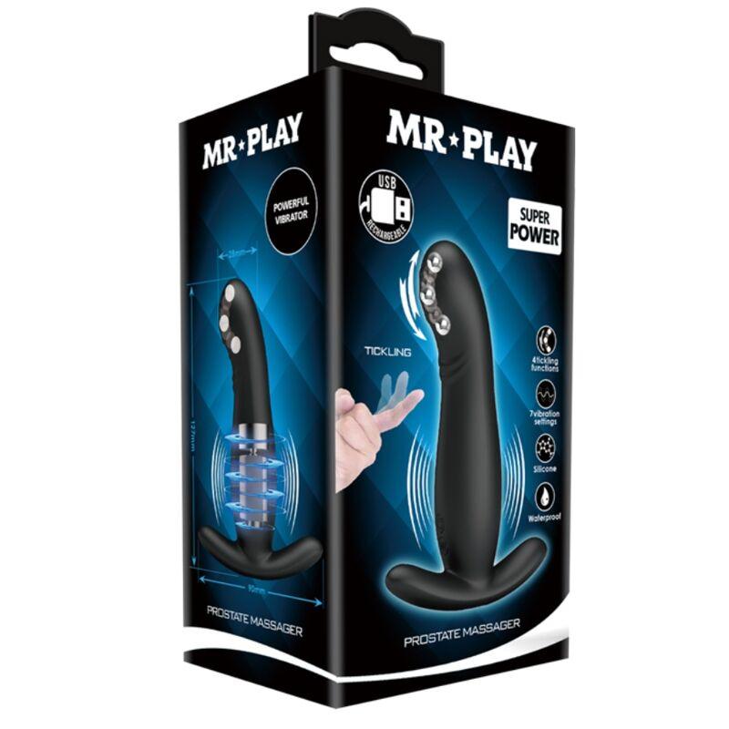 Mr Play - Rechargeable Black Prostate Massager 8