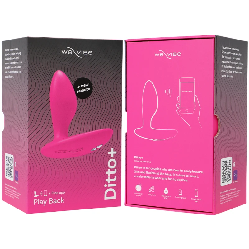 We-Vibe - Ditto+ Anal Plug Vibrator Pink 6