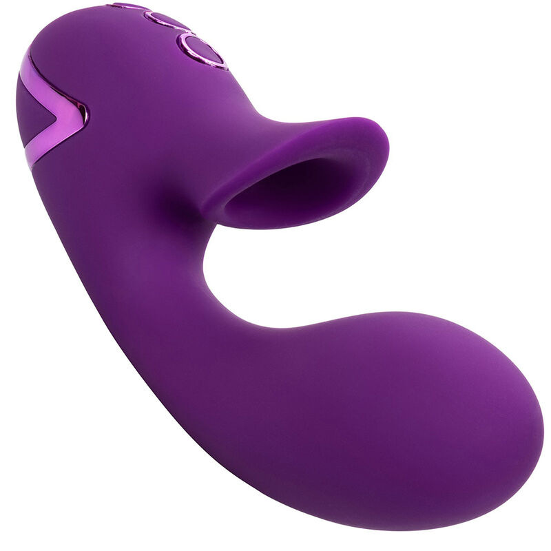 Calexotics - huntington beach heartbreaker stimulator & suctioner purple by california dreaming 6
