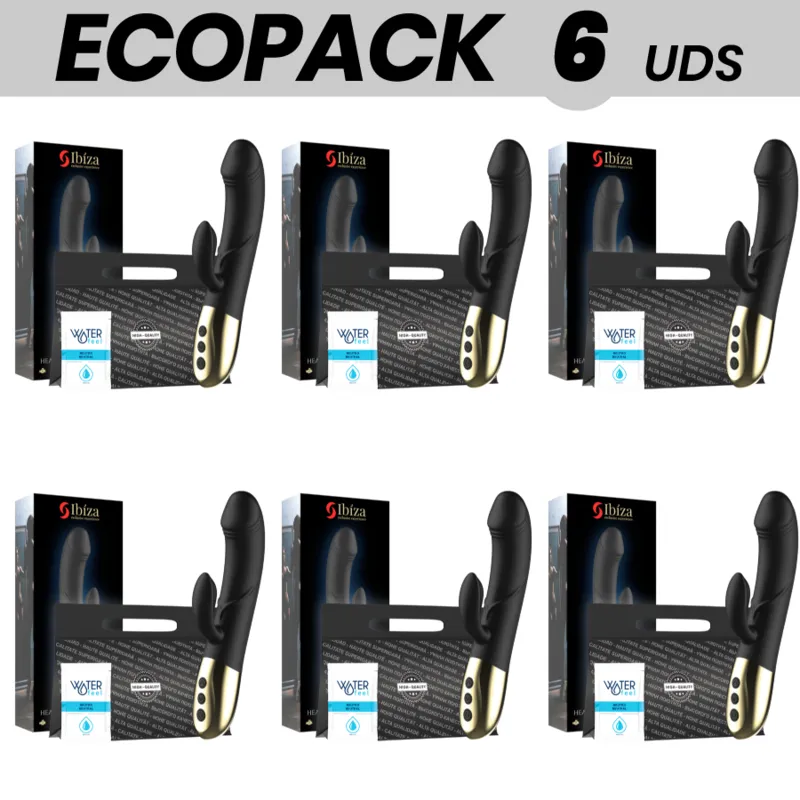 Ecopack 6 Units - Ibiza Heating Rabbit Vibrator