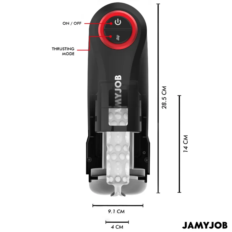 Jamyjob - gravity automatic vagina masturbator 5 suction modes 2