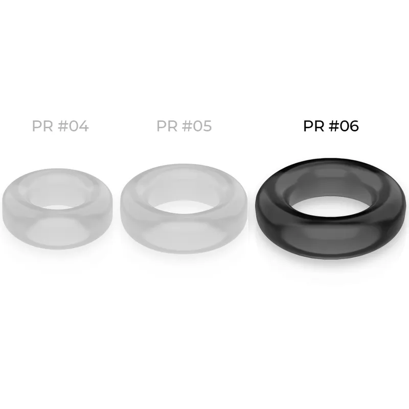 Powering Super Flexible Resistant Ring  5.5cm Pr06 Black 3