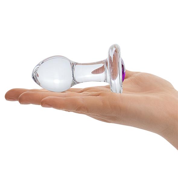 Glas - Bling Bling Glass Butt Plug - Sklenený Análny Kolík