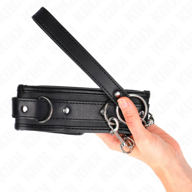 Kink - Basic Model Collar With Leash 65 Cm Model 1 53 X 6 Cm 3