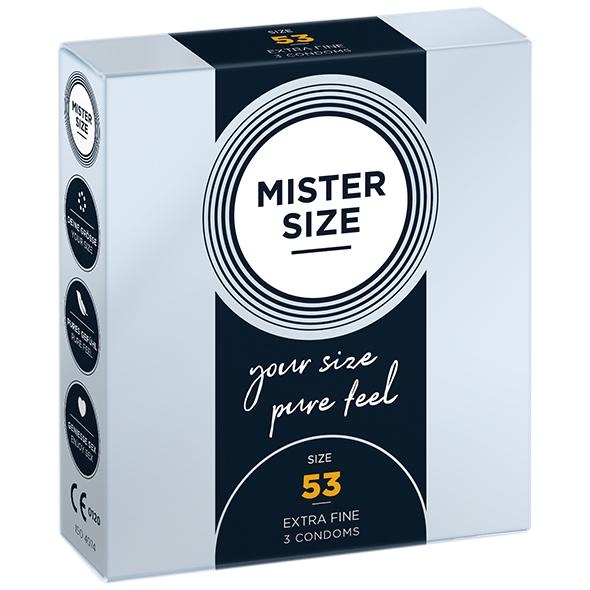 Mister.Size - 53 Mm Condoms 3 Pcs