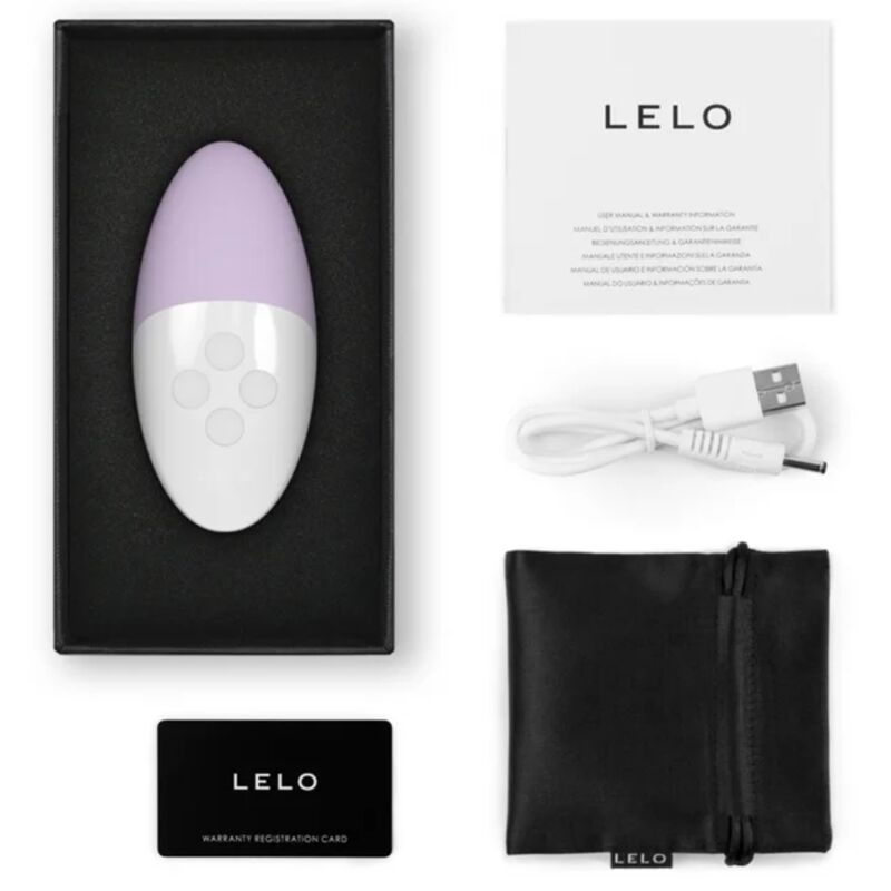 Lelo - siri 3 clitoris massager calm lavender 2