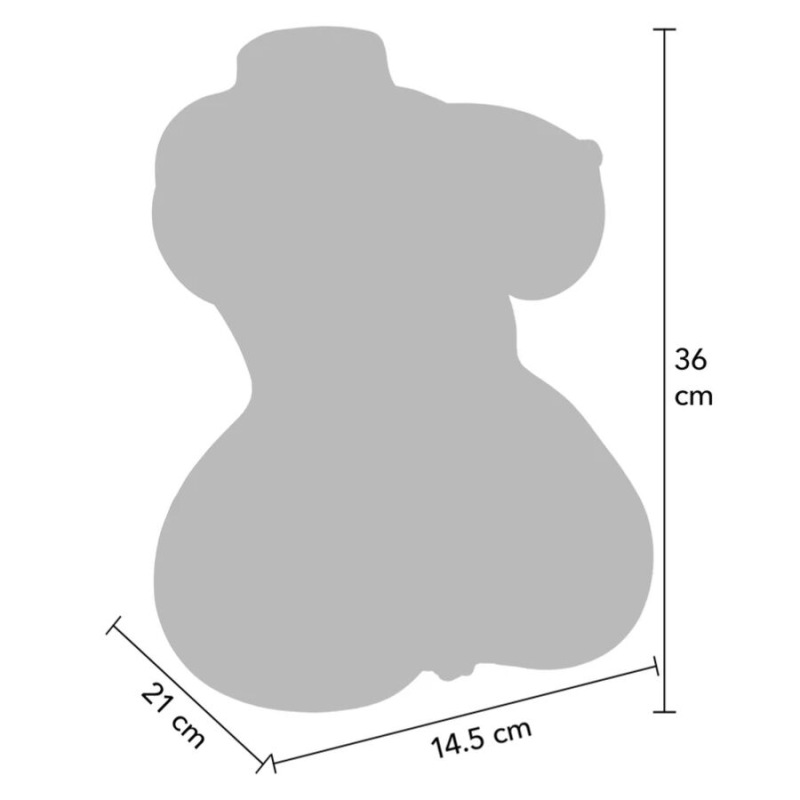 Hidden desire - juicy double d vagina and anal masturbator 5 kg 7