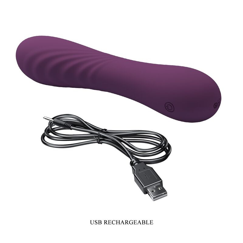 Pretty love - alexisrose rechargeable vibrator 10 functions purple 7