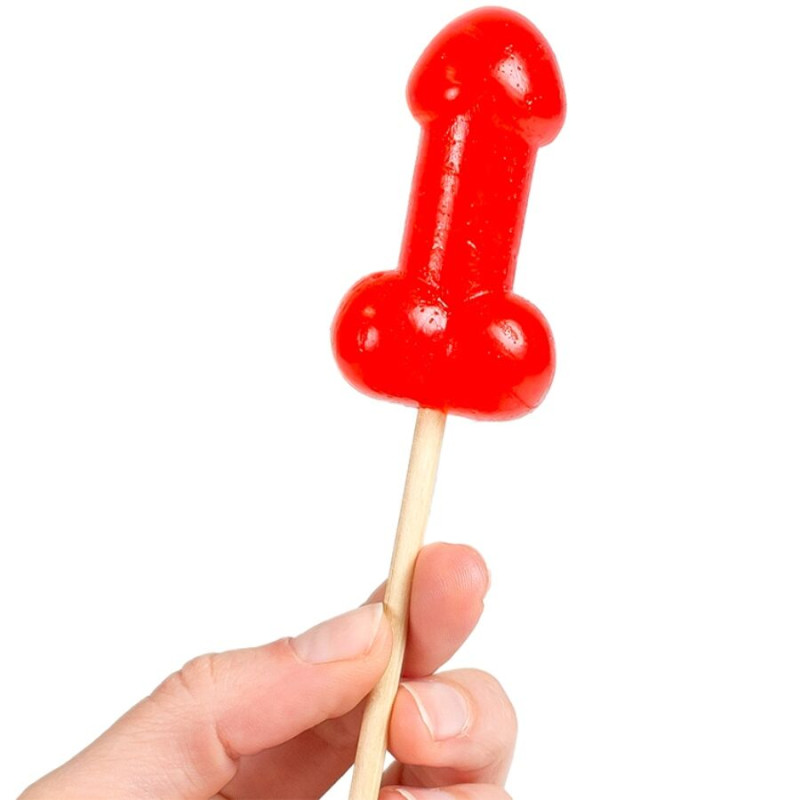 Secretplay - cherry candy penis lollipop with spicy heat effect 1