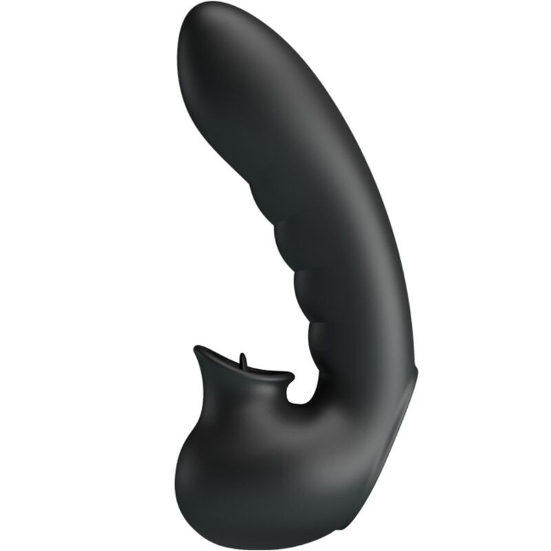 Pretty love - hobgoblin vibrating finger case 12 vibrations + clitoris stimulator black 1