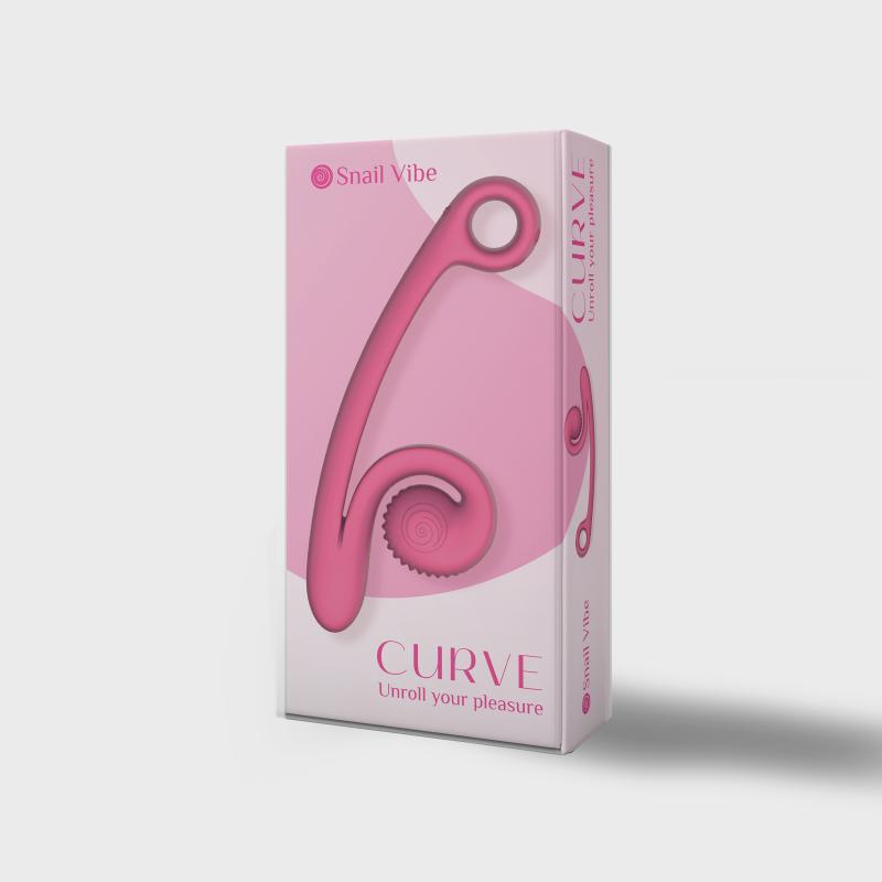 Snail Vibe - Curve Vibrator Pink