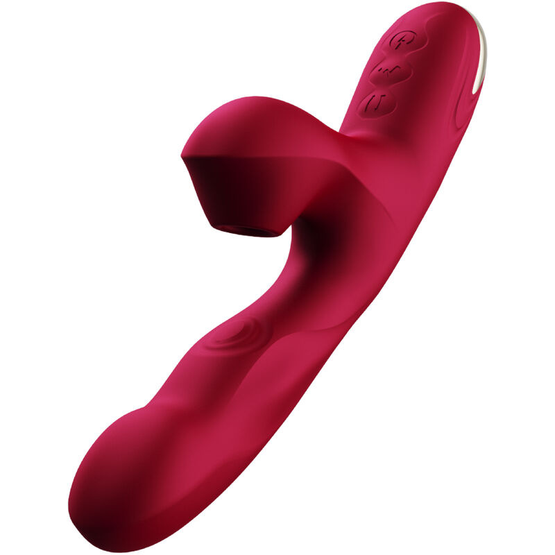 Armony - bump vibrator & suction cup model 2 burgundy 4