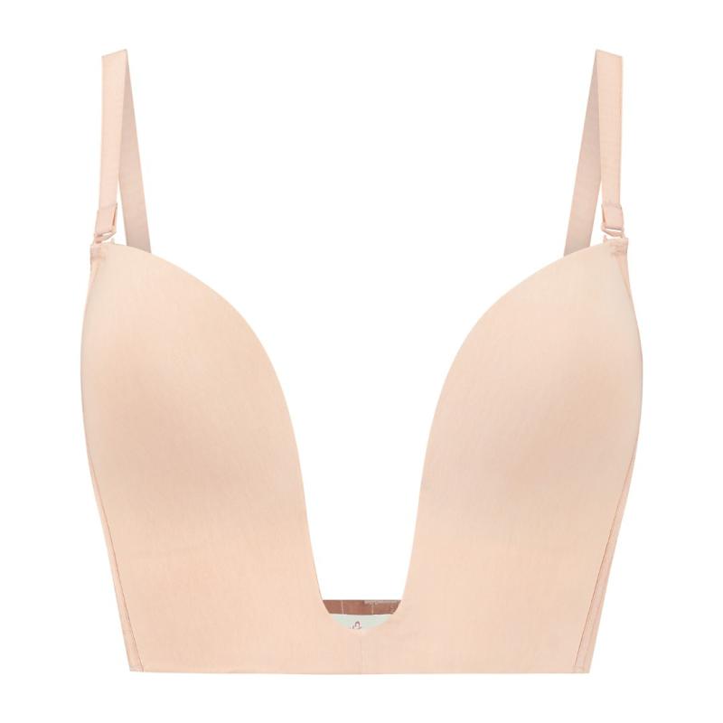 Bye Bra - Ultra Plunge Bra Beige S