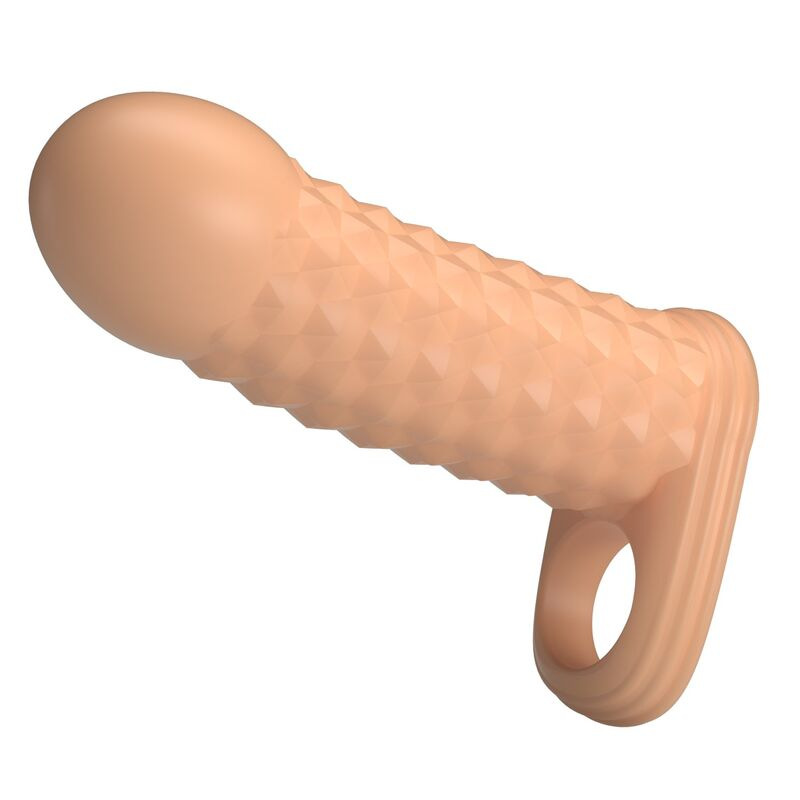 Pretty love - wolfram penis extension sleeve 11.5 cm Ø 3.8 cm natural 4