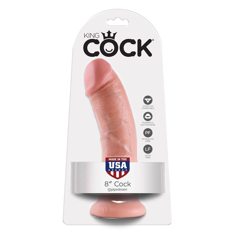 King cock - 8 dildo flesh 20.3 cm 4