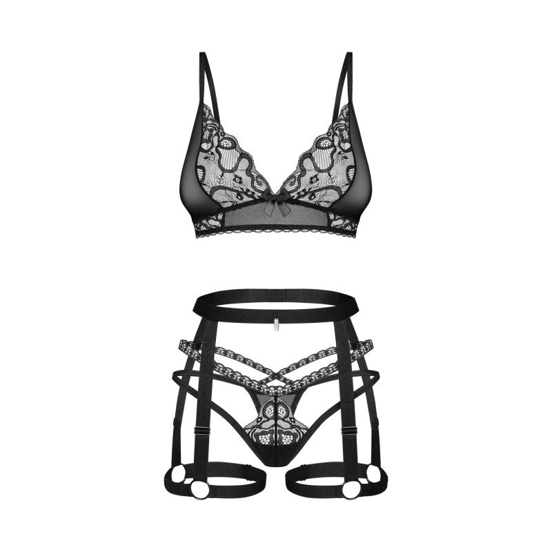 Obsessive - Blomentis 3-Pcs Set Black Xl/2xl 5
