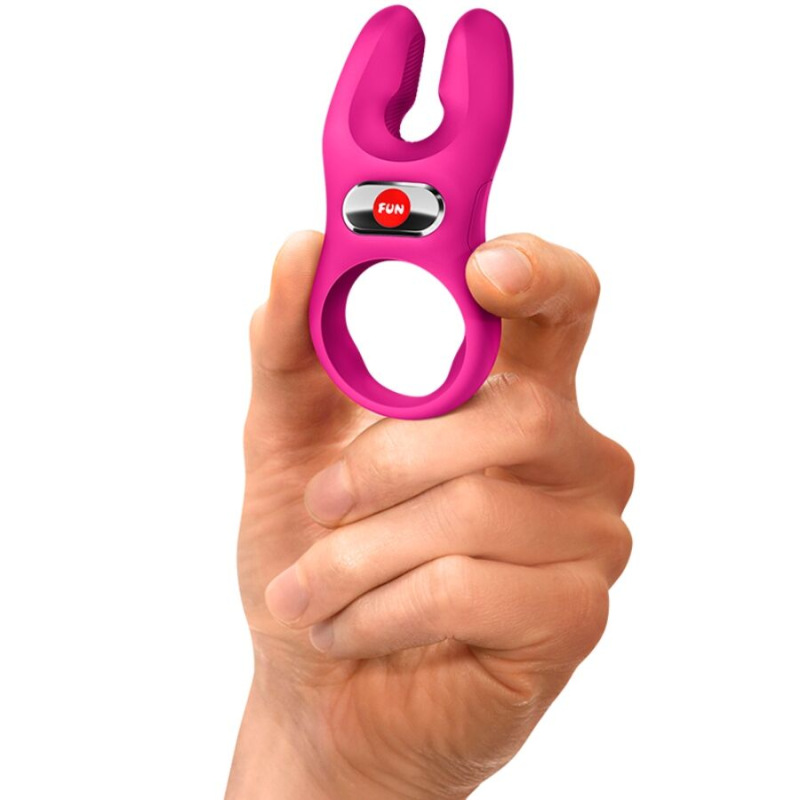 Fun factory - nos pro vibrating cock ring magenta 5