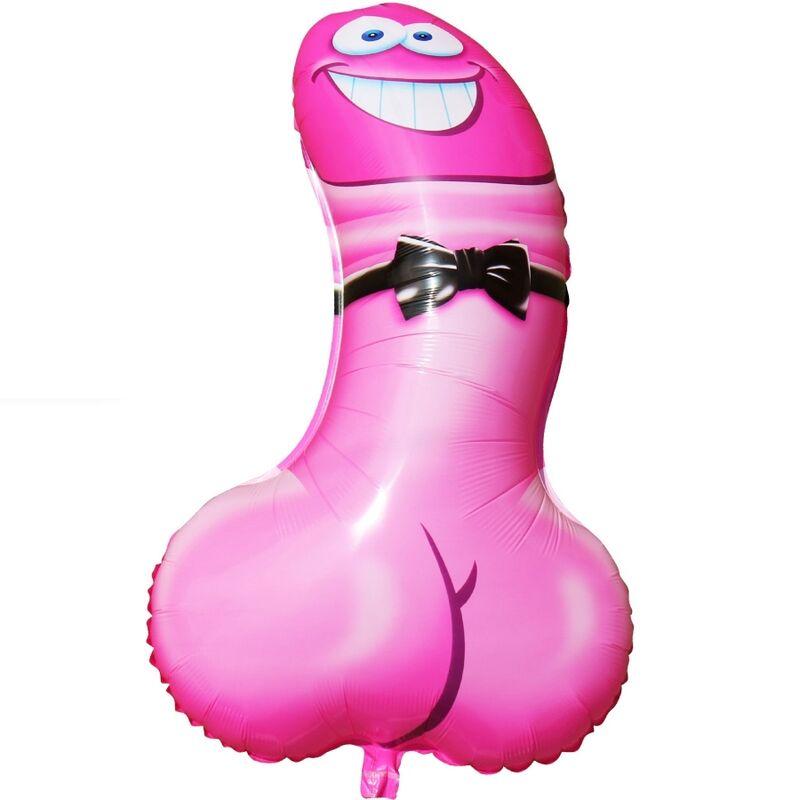 Diablo picante - penis shaped party balloon pink