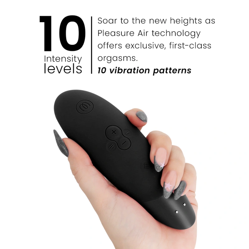 Womanizer - enhance clitorial stimulator black 4