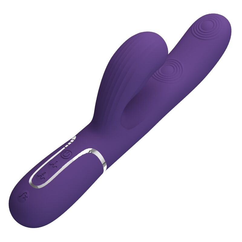 Pretty love - perlita g-spot vibrator 3 in 1 multifunction purple 3