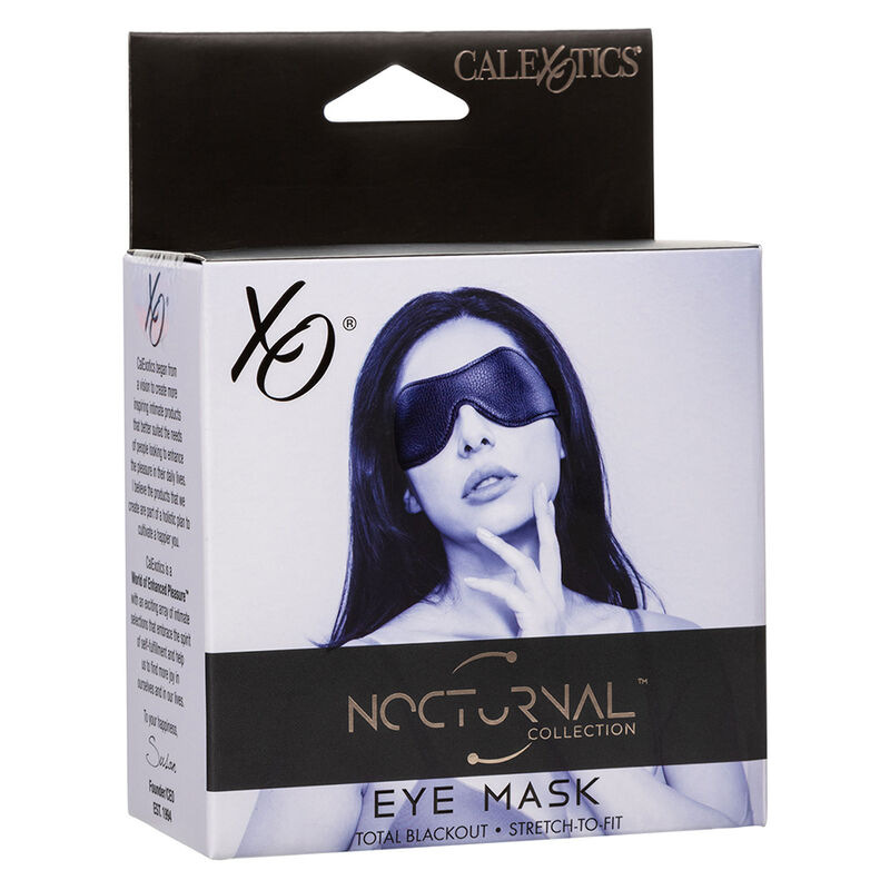 Calexotics - nocturnal eye mask pvc leather black 6