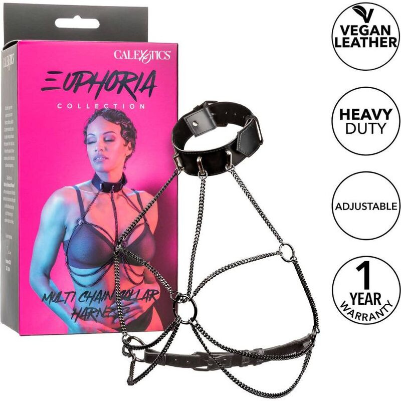 Calexotics - euphoria multi chain collar harness 1