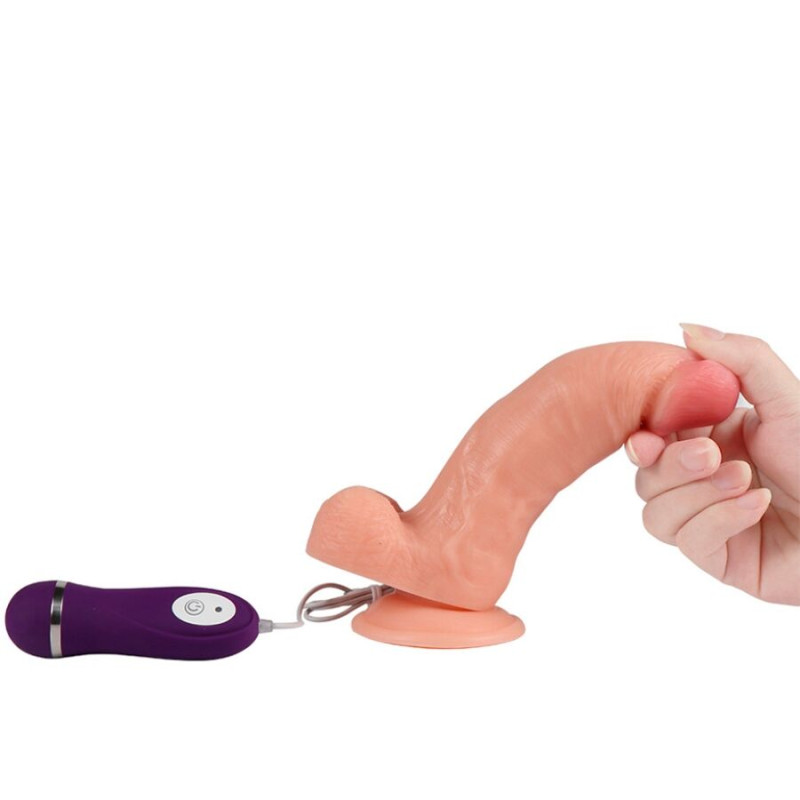 Shequ - iron dragon vibrator dildo with remote control 17.5 cm 5