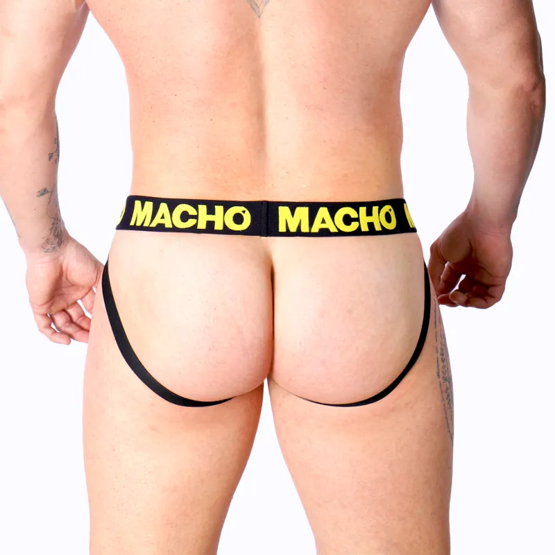Macho - Mx25a Jock Lycra Yellow S 3