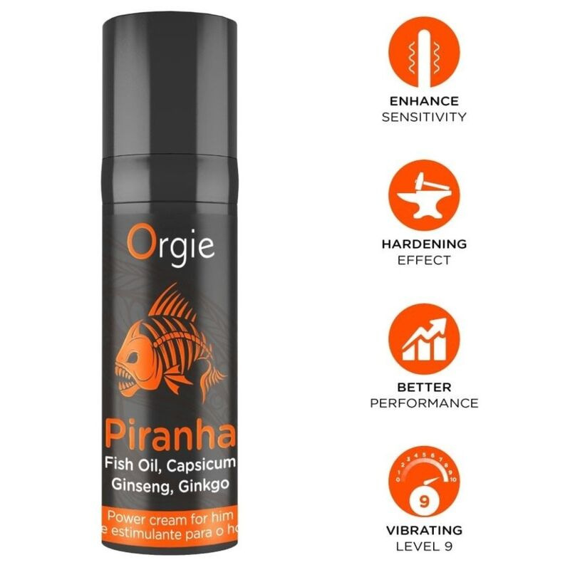 Orgie - piranha power cream for him 15 ml