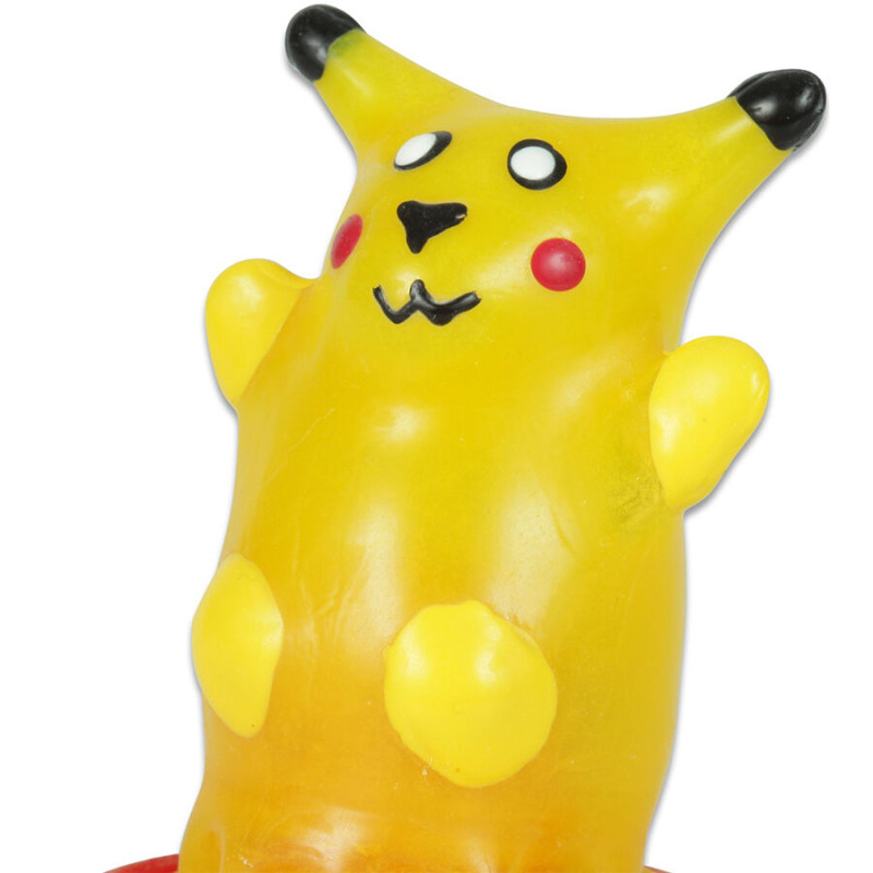 Condomerie - handpainted novelty condoms yellow mouse 2