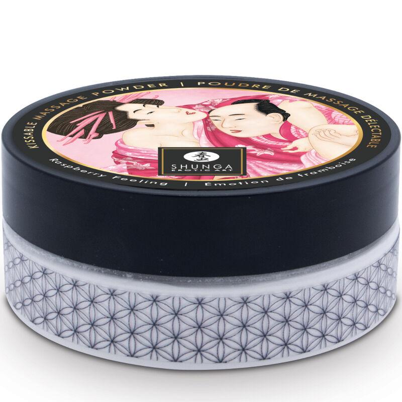 Shunga - Edible Massage Powder Kit Raspberry 1