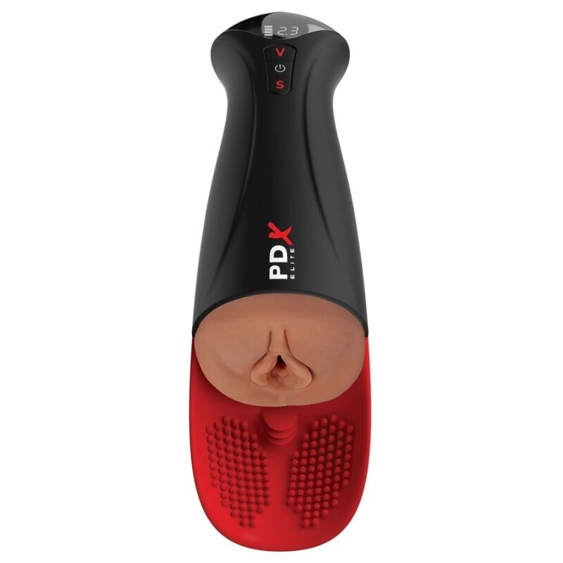 Pdx elite - fap-o-matic pro xl automatic vibrating stroker brown 34.9 cm 5