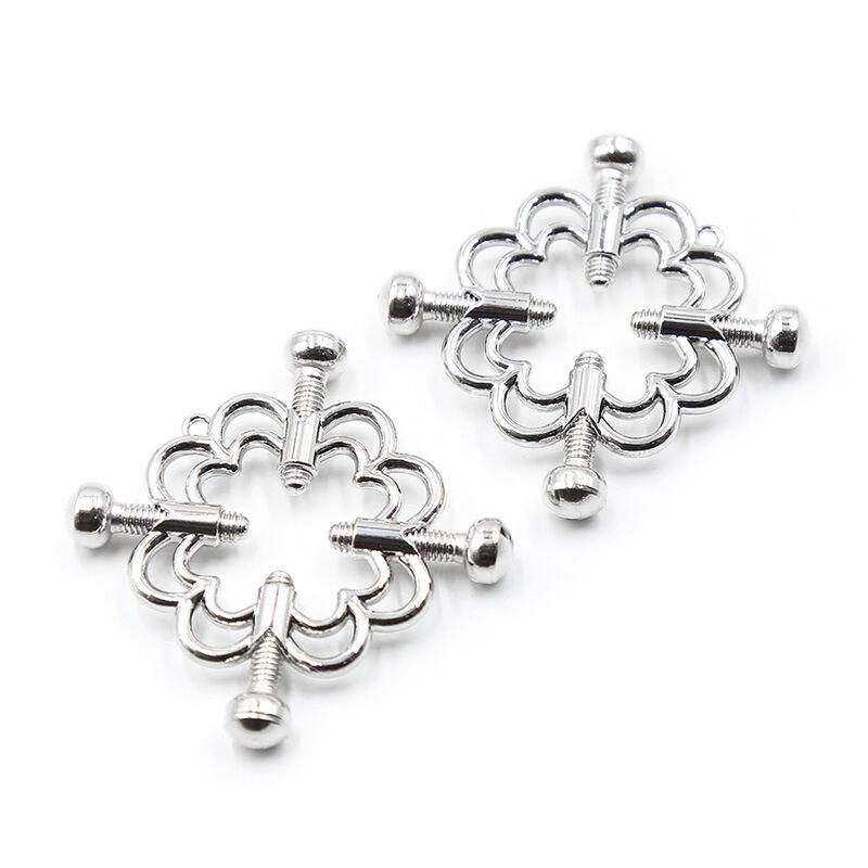 Ohmama Metallic Nipple Clamps Flower 4