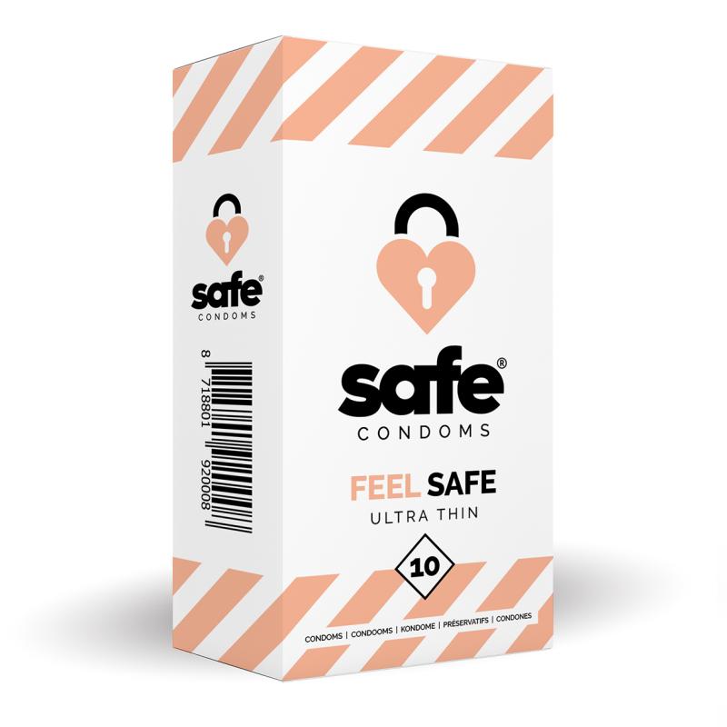 Safe - Condoms Ultra Thin 10 Pcs