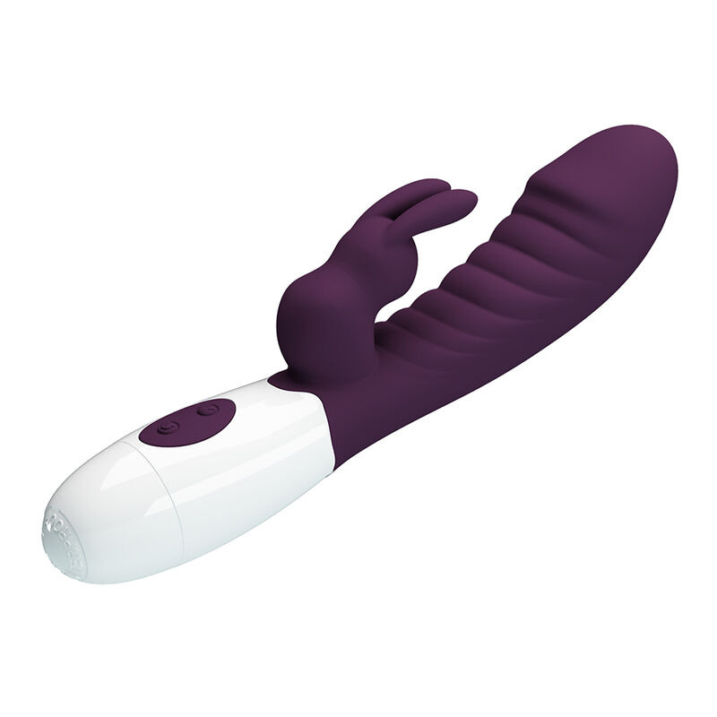 Pretty love - naughty bunny 30 function rabbit vibrator purple 1