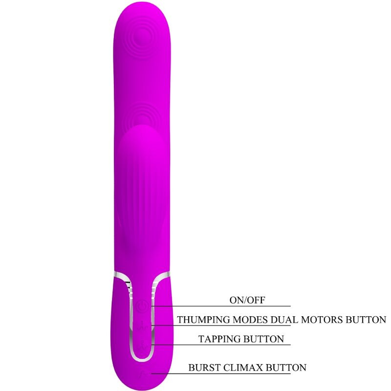 Pretty love - perlita multifunction 3 in 1 g-spot vibrator violet 7