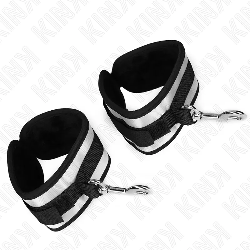 Kink - Neoprene Wrist Cuffs Grey 23 X 5 Cm 2