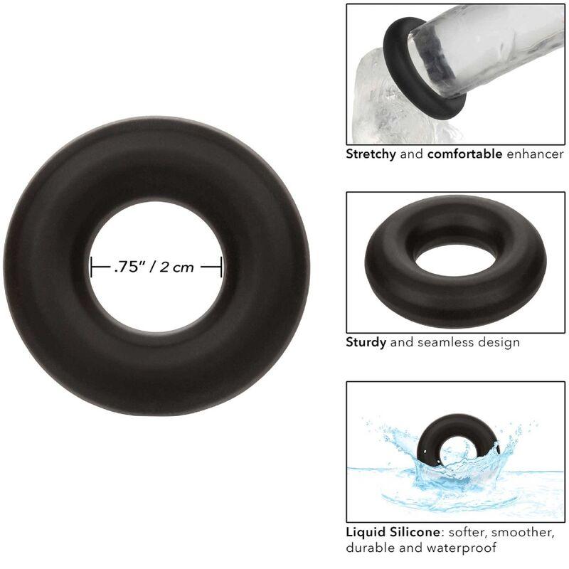 California Exotics - Alpha Prolong Medium Ring Black 5
