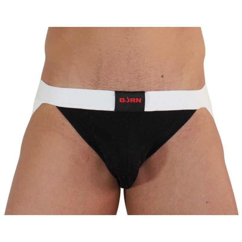 Burn - 004 Jock Shiny Black / White S