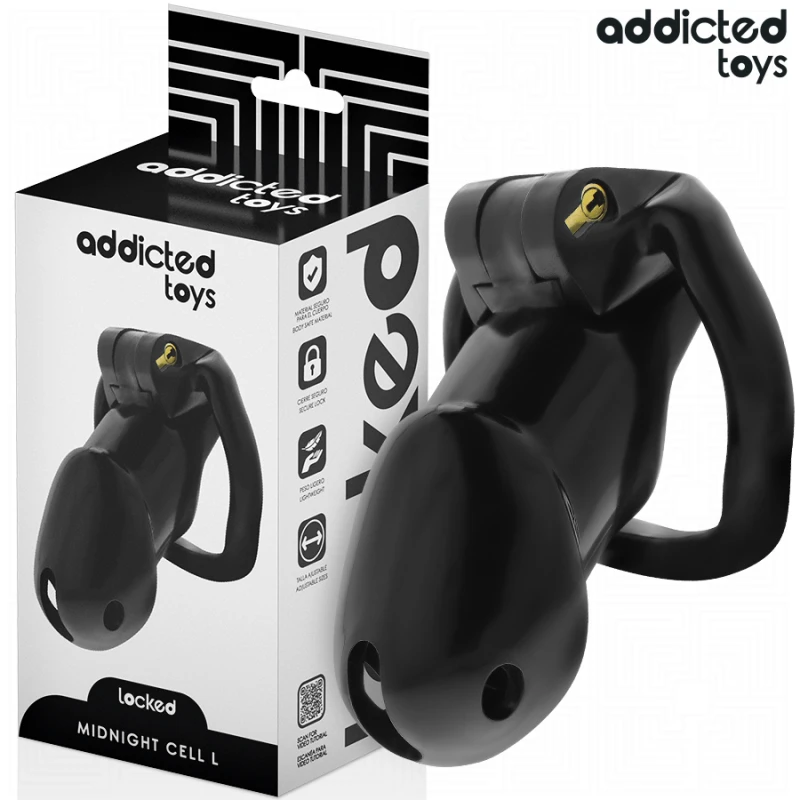 Addicted toys locked - mindnight cell penis cage size l