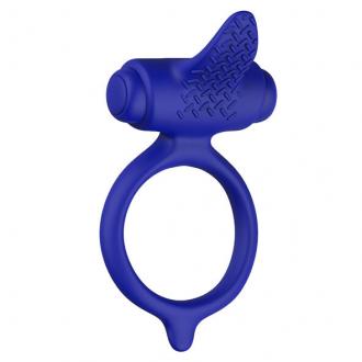 B Swish - Bcharmed Basic Penis Ring Reflex Blue