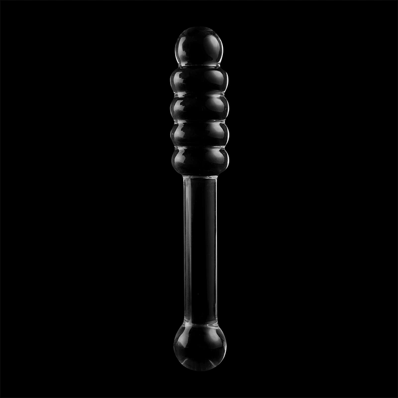 Nebula series by ibiza - model 20 dildo borosilicate glass clear 20.5 cm -o- 3 cm 6