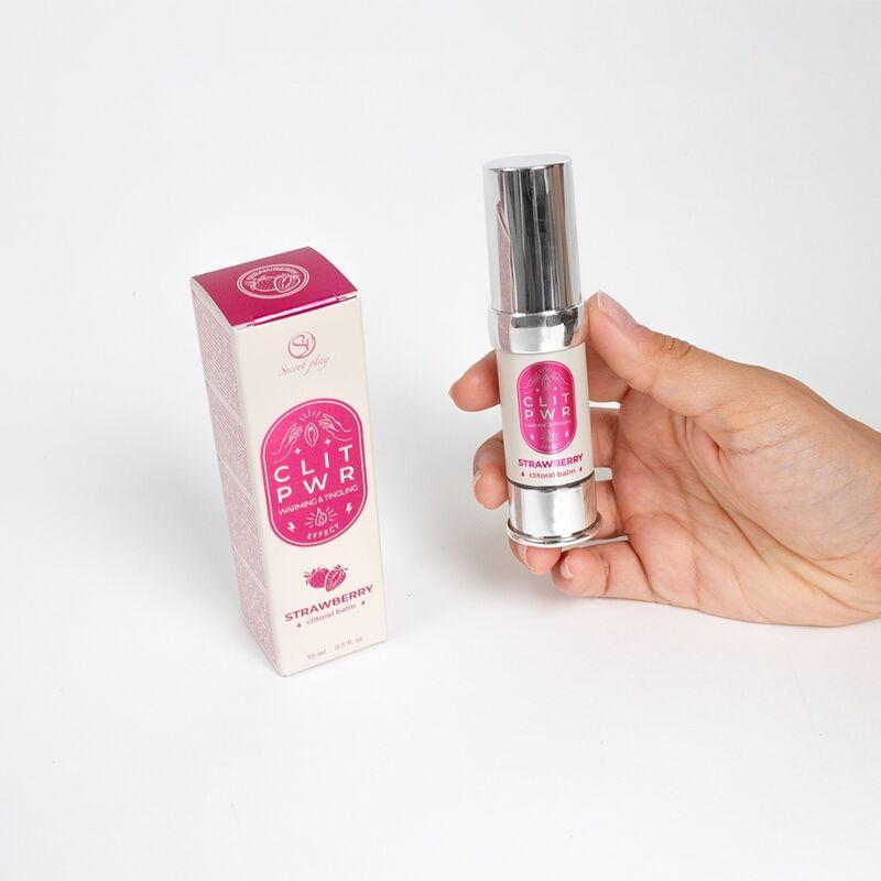 Secret Play - Clit Pwr Strawberry Clitoris Balm 1