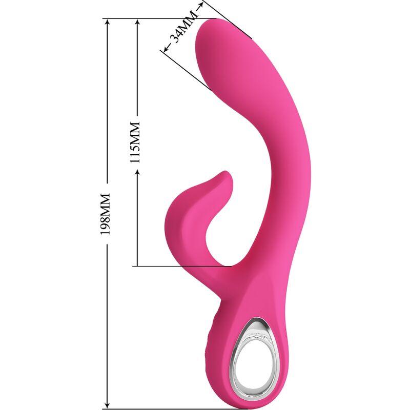 Pretty love - fritz rabbit vibrator 12 vibrations pink 7