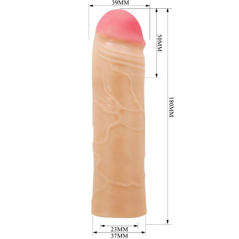 Pretty Love - Chane Penis Extender Cover Flesh