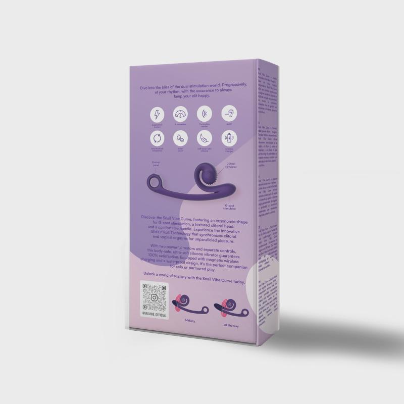 Snail Vibe - Curve Vibrator Purple 5