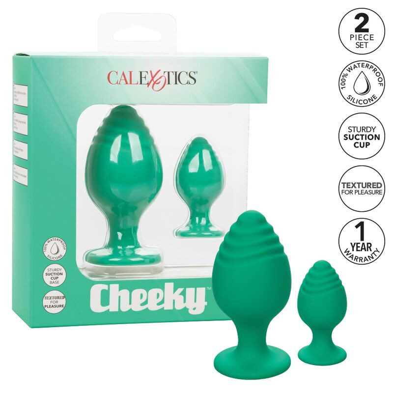 Calexotics - cheeky buttplug green