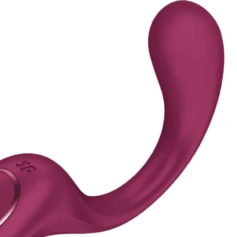 Satisfyer - g for goddess 2 rabbit vibrator bottle bordeaux 3